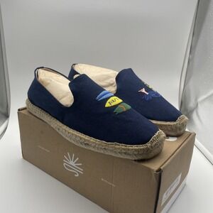Soludos Espadrilles The Smoking Mens Size 10-10.5 Armada Blue Slip On